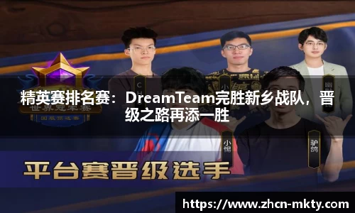 精英赛排名赛：DreamTeam完胜新乡战队，晋级之路再添一胜